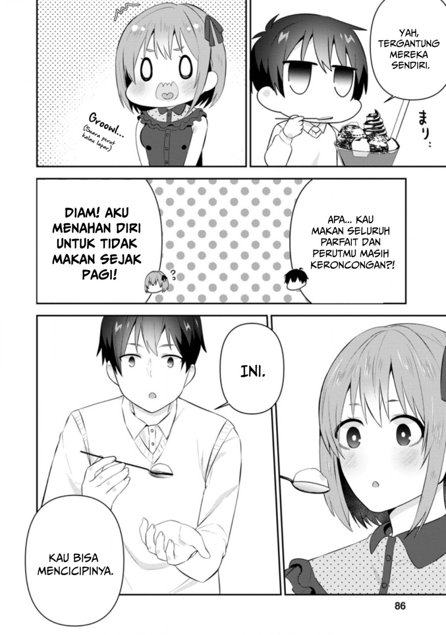 The Cute Girl Sitting Next to Me Is Trying to Make Me Fall in Love With Her as a Way to Ridicule Me Chapter 18 Bahasa Indonesia